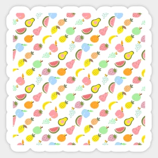 Fruits pattern | aesthetics Sticker